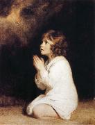 Sir Joshua Reynolds The Infant Samuel oil painting artist
